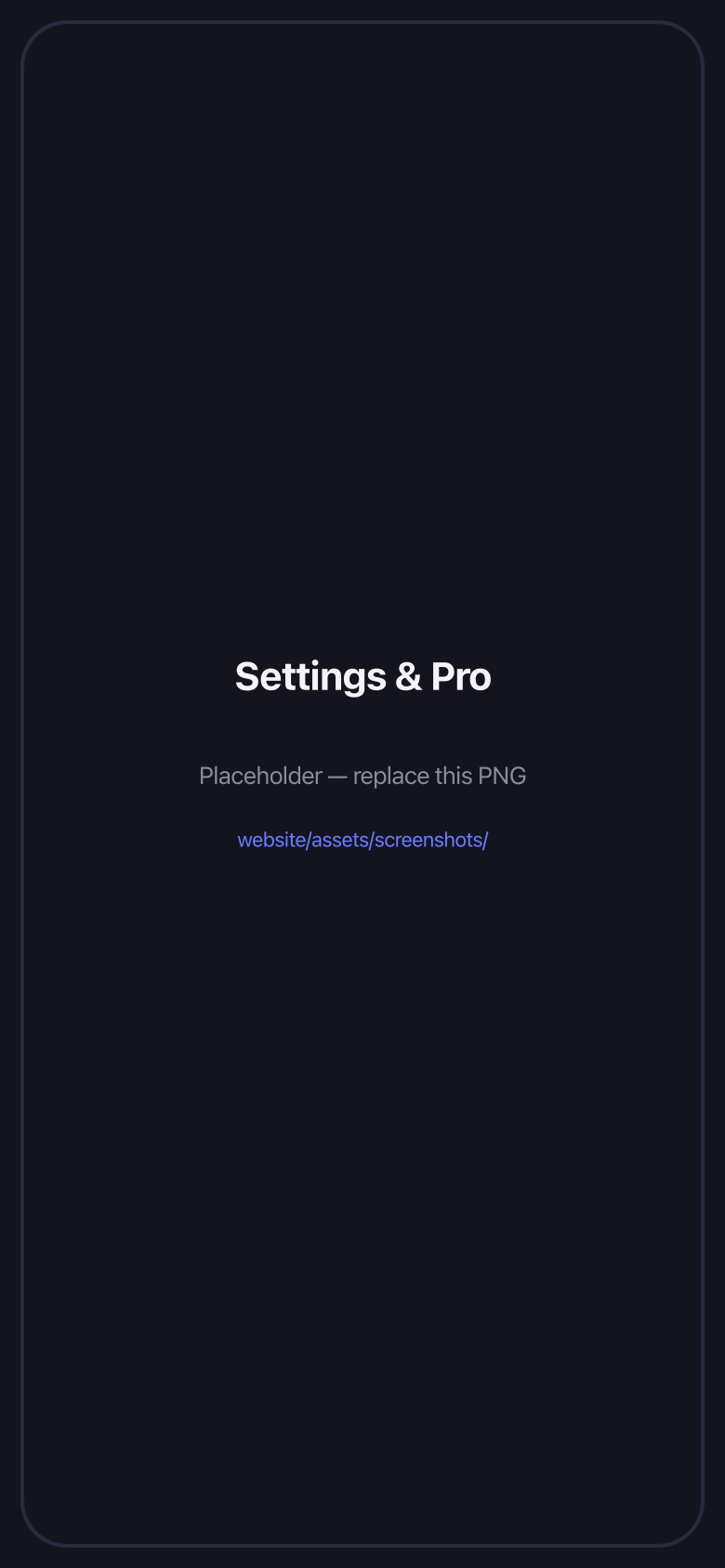 VaultX settings and Pro options